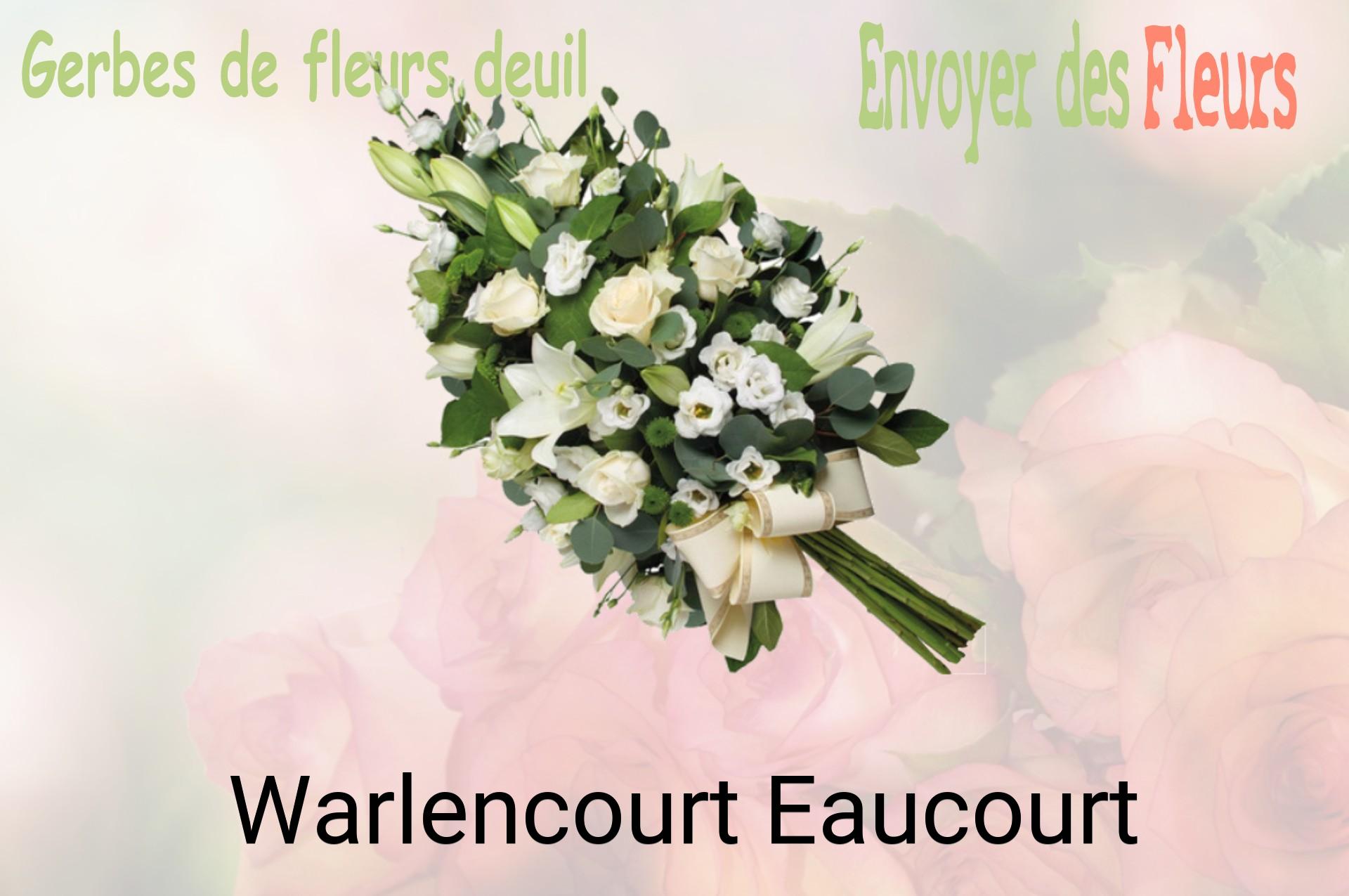 Gerbe de fleurs de deuil livrée à Warlencourt-Eaucourt